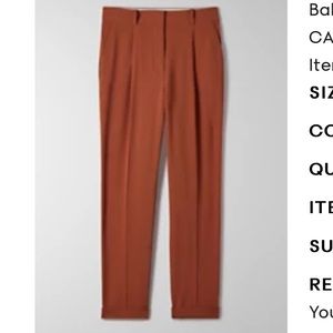 Aritzia Babaton dress pants